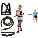Athletics Endurance Training Resistance Rope High Elasticity Dual Strength Band for Sprint Jump Fitness Physical Workout