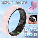 Smart Ring Health Monitor Fitness Tracker Ceramic Health Ring 2026 Sleep Tracking Heart Rate Blood Pressure With Charging Case