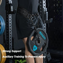 Weight Lifting Back Gym With Chain For Fitness Bodybuilding Pull Up Strength Training Load Waist Strap Thicken Belt Barbell