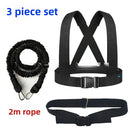 Athletics Endurance Training Resistance Rope High Elasticity Dual Strength Band for Sprint Jump Fitness Physical Workout