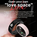 Smart Ring Health Monitor Fitness Tracker Ceramic Health Ring 2026 Sleep Tracking Heart Rate Blood Pressure With Charging Case