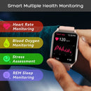 Smart Watch for Women Smartwatches Fitness Tracker Pedometer Health Sleep Monitor Compatible for Android iOS Phone, Gold Pink .