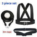 Athletics Endurance Training Resistance Rope High Elasticity Dual Strength Band for Sprint Jump Fitness Physical Workout