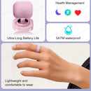 Smart Ring Health Monitor Fitness Tracker Ceramic Health Ring 2026 Sleep Tracking Heart Rate Blood Pressure With Charging Case