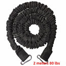 Athletics Endurance Training Resistance Rope High Elasticity Dual Strength Band for Sprint Jump Fitness Physical Workout