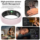 Smart Ring Health Monitor Fitness Tracker Ceramic Health Ring 2026 Sleep Tracking Heart Rate Blood Pressure With Charging Case