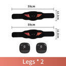 Smart EMS muscle stimulator; home muscle exercise massager; fat burning fitness device