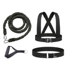 Athletics Endurance Training Resistance Rope High Elasticity Dual Strength Band for Sprint Jump Fitness Physical Workout