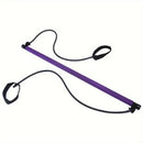 Pilates Bar Set with Resistance Bands, Multifunctional Home Gym Equipment for Small Spaces, Stretching Fusion Adjustment Bar