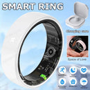 Smart Ring Health Monitor Fitness Tracker Ceramic Health Ring 2026 Sleep Tracking Heart Rate Blood Pressure With Charging Case